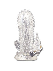 EXTENSOR PENE VIBRADOR RABBIT CON ESTIMULADOR CLÍTORIS DE LA MARCA BAILE FOR HIM