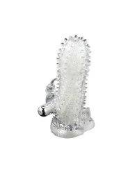EXTENSOR PENE VIBRADOR RABBIT CON ESTIMULADOR CLÍTORIS DE LA MARCA BAILE FOR HIM