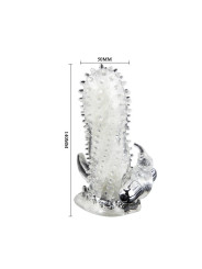 EXTENSOR PENE VIBRADOR RABBIT CON ESTIMULADOR CLÍTORIS DE LA MARCA BAILE FOR HIM
