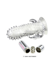 EXTENSOR PENE VIBRADOR RABBIT CON ESTIMULADOR CLÍTORIS DE LA MARCA BAILE FOR HIM