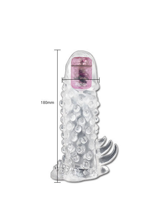 FUNDA VIBRADORA BRAVE III CON SENSOR Y ESTIMULACIÓN DE LA MARCA BAILE FOR HIM