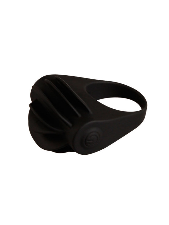 ANILLO VIBRADOR CHESTER NEGRO SILICONA MÉDICA DE LA MARCA PRETTY LOVE MALE