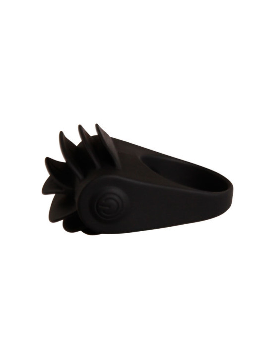 ANILLO VIBRADOR CHESTER NEGRO SILICONA MÉDICA DE LA MARCA PRETTY LOVE MALE