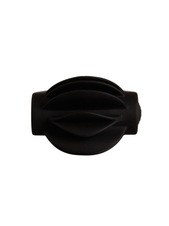 ANILLO VIBRADOR CHESTER NEGRO SILICONA MÉDICA DE LA MARCA PRETTY LOVE MALE