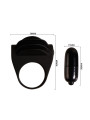ANILLO VIBRADOR CHESTER NEGRO SILICONA MÉDICA DE LA MARCA PRETTY LOVE MALE