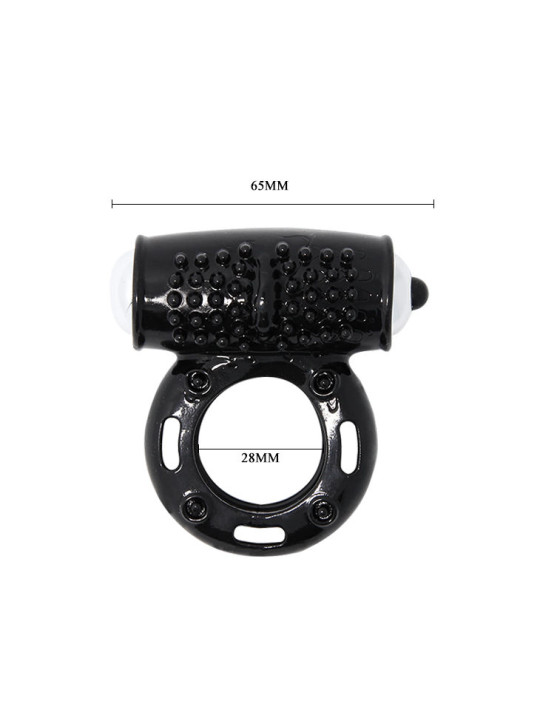 ANILLO VIBRADOR POWER RING 10V TPR FLEXIBLE DE LA MARCA BAILE FOR HIM