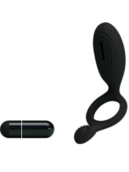ANILLO VIBRADOR ETHEL CON ESTIMULADOR CLITORIAL DE LA MARCA PRETTY LOVE MALE