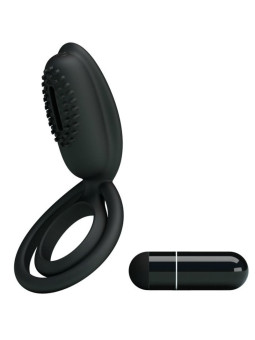 ANILLO VIBRADOR ESTHER CON ESTIMULADOR CLITORIAL DE LA MARCA PRETTY LOVE MALE
