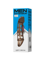 FUNDA EXTENSORA VIBRADORA CON STRAP 13.5 CM TPR DE LA MARCA BAILE FOR HIM