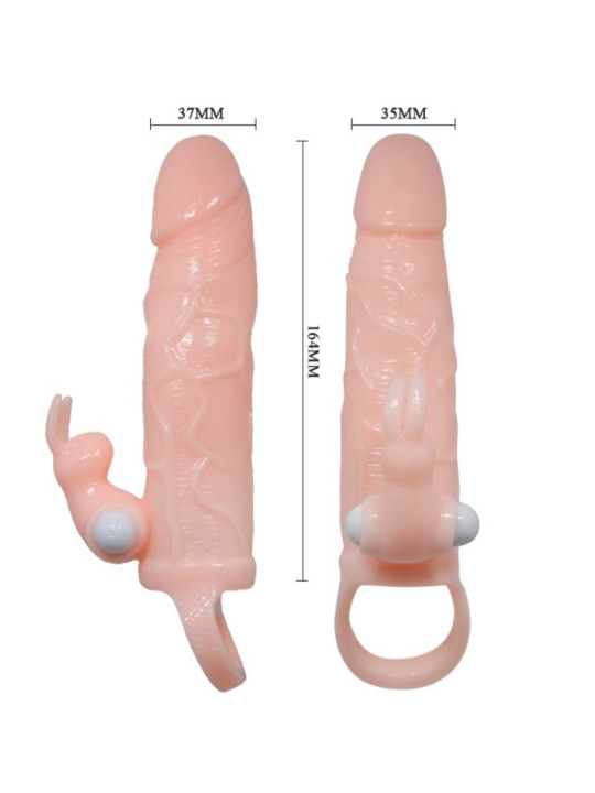 FUNDA PENE CON VIBRADOR RABBIT 16.5 CM - BRAVE MAN DE LA MARCA BAILE FOR HIM