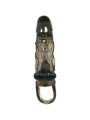 FUNDA PENE VIBRADOR ANAL Y CLITORIS BRAVE MAN 16.5 CM NEGRO DE LA MARCA BAILE FOR HIM