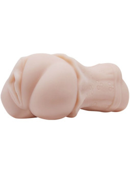 MASTURBADOR WATER SKIN VAGINA REALÍSTICA CON VIBRADOR DE LA MARCA CRAZY BULL