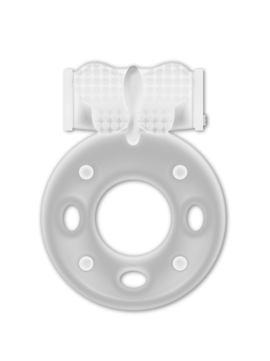 ANILLO VIBRADOR TRANSPARENTE PARA PAREJAS DE LA MARCA CASUAL LOVE