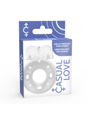 ANILLO VIBRADOR TRANSPARENTE PARA PAREJAS DE LA MARCA CASUAL LOVE