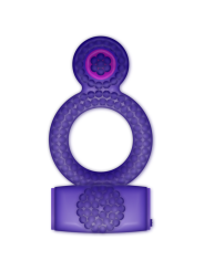 ANILLO VIBRADOR DOBLE PLACER LILA CON BOLA ESTIMULANTE DE LA MARCA CASUAL LOVE
