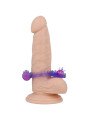 ANILLO VIBRADOR DOBLE PLACER LILA CON BOLA ESTIMULANTE DE LA MARCA CASUAL LOVE