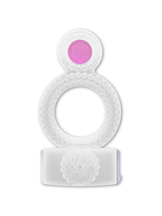 ANILLO VIBRADOR DOBLE PLACER CON BOLA ESTIMULANTE DE LA MARCA CASUAL LOVE
