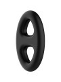 ANILLO PENIANO DOBLE SILICONA SUAVE PARA ERECCIONES DE LA MARCA CRAZY BULL