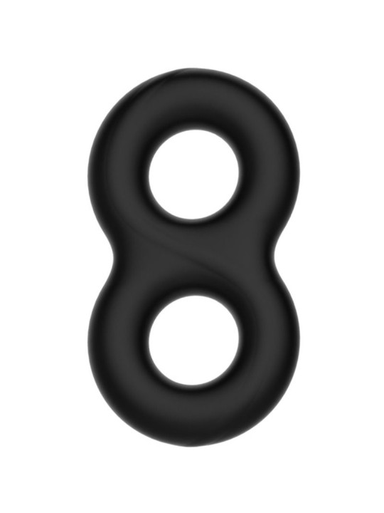 ANILLO DOBLE SILICONA MÉDICA PARA ERECCIONES POTENTES DE LA MARCA CRAZY BULL