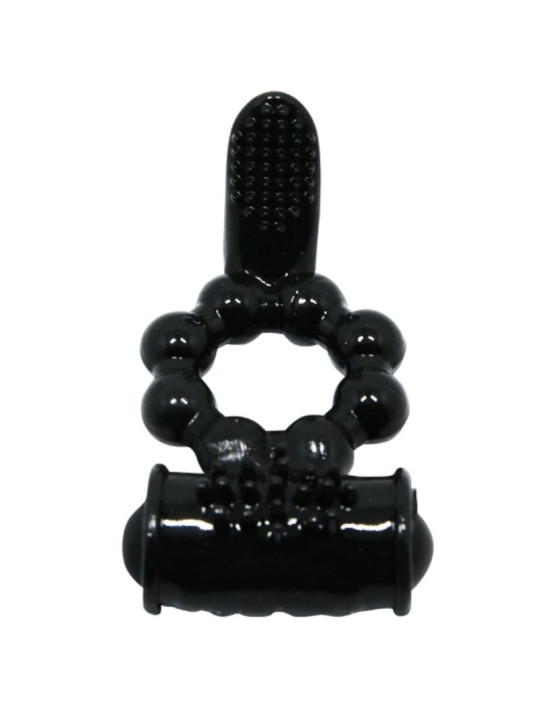 ANILLO VIBRADOR DOBLE ESTIMULADOR CLITORIS Y PENE DE LA MARCA BAILE FOR HIM