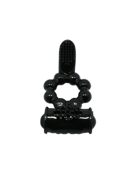 ANILLO VIBRADOR DOBLE ESTIMULADOR CLITORIS Y PENE DE LA MARCA BAILE FOR HIM