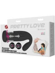 MASTURBADOR ROTATORIO 4 VELOCIDADES BRETON DE LA MARCA PRETTY LOVE MALE