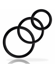 KIT 3 ANILLOS PENE NEGRO ADDICTED TOYS DE LA MARCA ADDICTED TOYS