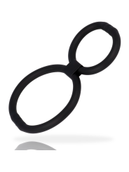 ANILLO AJUSTABLE DE SILICONA PARA PENE Y TESTÍCULOS DE LA MARCA ADDICTED TOYS