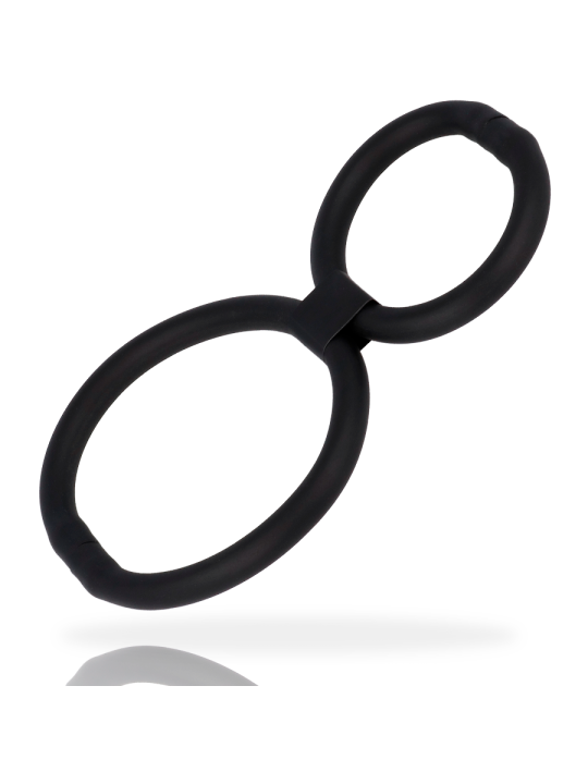 ANILLO AJUSTABLE DE SILICONA PARA PENE Y TESTÍCULOS DE LA MARCA ADDICTED TOYS