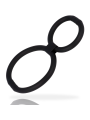 ANILLO AJUSTABLE DE SILICONA PARA PENE Y TESTÍCULOS DE LA MARCA ADDICTED TOYS