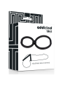 ANILLO AJUSTABLE DE SILICONA PARA PENE Y TESTÍCULOS DE LA MARCA ADDICTED TOYS