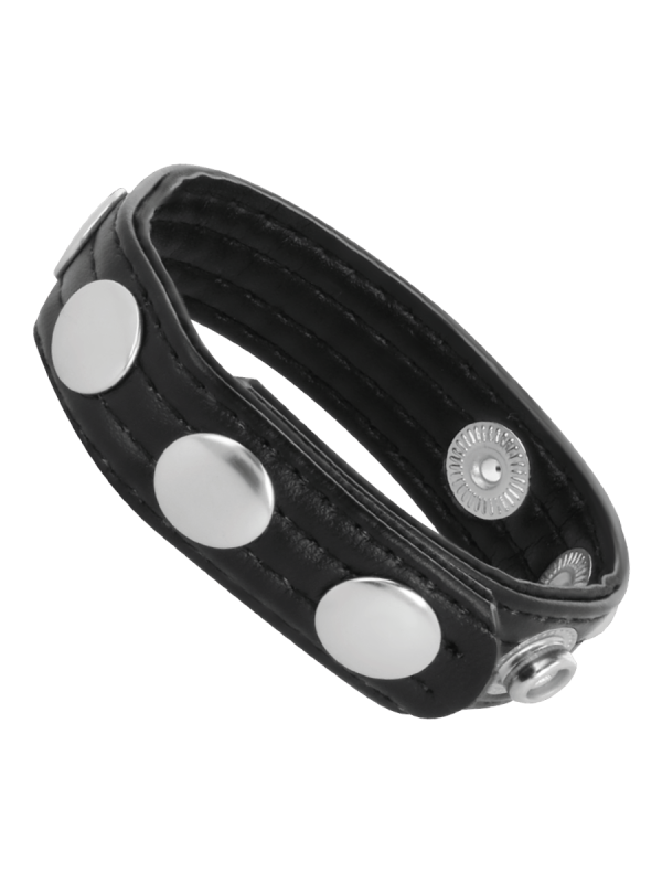 ANILLO ERECCIÓN DE PIEL AJUSTABLE DARKNESS DE LA MARCA DARKNESS SENSATIONS