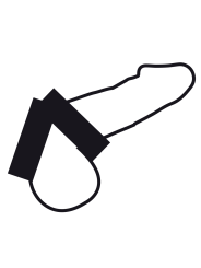 ANILLO DOBLE PARA PENE LEATHER Y RUBBER DARKNESS DE LA MARCA DARKNESS SENSATIONS