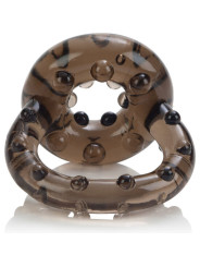 ANILLO DOBLE POTENCIADOR ERECCIÓN Y TESTÍCULOS TPR DE LA MARCA CALEXOTICS