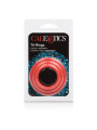 SET 3 ANILLOS ERECCIÓN SILICONA - CONTROL EYACULACIÓN DE LA MARCA CALEXOTICS