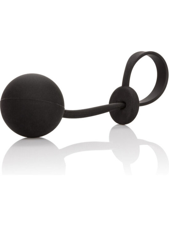 ANILLO PENE SILICONA CON PESA PARA ERECCIÓN DE LA MARCA CALEXOTICS