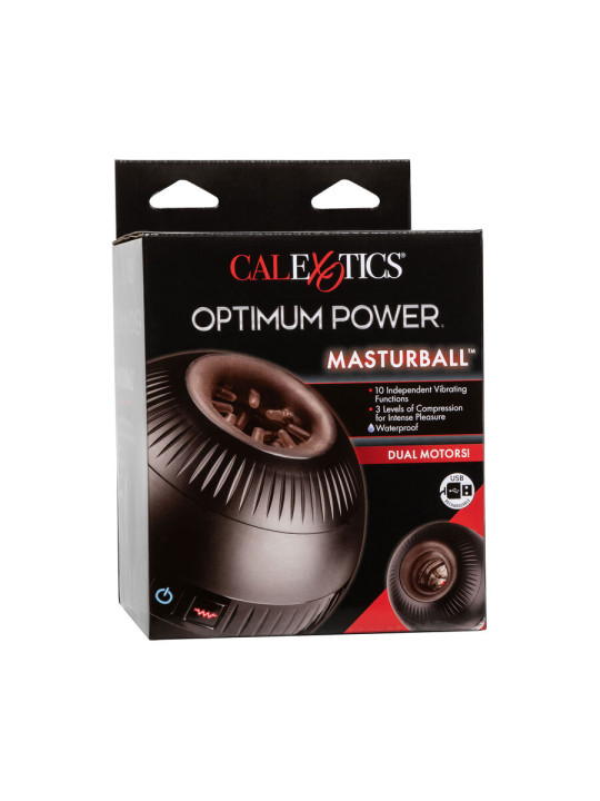 MASTURBADOR VIBRADOR MASCULINO OPTIMUM POWER 10 MODOS DE LA MARCA CALEXOTICS
