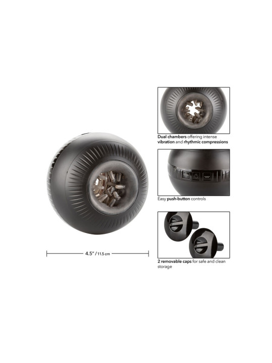 MASTURBADOR VIBRADOR MASCULINO OPTIMUM POWER 10 MODOS DE LA MARCA CALEXOTICS
