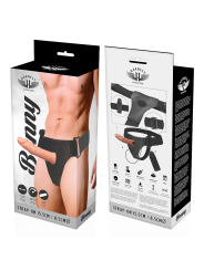 ARNÉS HUECO BENNY CON VIBRADOR 15 CM - TPR SEGURO DE LA MARCA HARNESS ATTRACTION