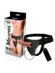 ARNÉS HUECO CON VIBRADOR 15 CM - PENÉ REALÍSTICO DE LA MARCA HARNESS ATTRACTION
