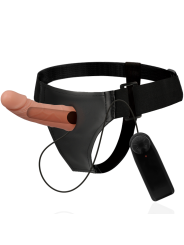 ARNÉS HUECO CON VIBRADOR 15 CM - PENÉ REALÍSTICO DE LA MARCA HARNESS ATTRACTION