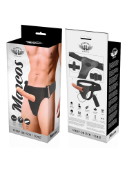 ARNÉS HUECO CON VIBRADOR 15 CM - PENÉ REALÍSTICO DE LA MARCA HARNESS ATTRACTION