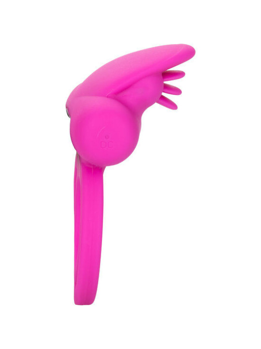 ANILLO VIBRADOR DOBLE CLÍTORIS SILICONA 7 MODOS RECARGABLE DE LA MARCA CALEXOTICS