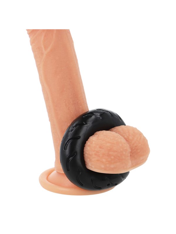 ANILLO PENE NEGRO 5CM TPE HIPPOALERGÉNICO POWERING DE LA MARCA POWERING