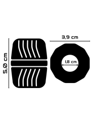 ANILLO PENE NEGRO POWERING PR11 5 CM FLEXIBLE Y RESISTENTE DE LA MARCA POWERING