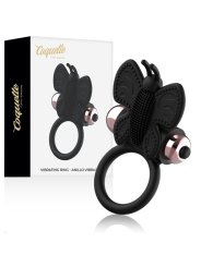 ANILLO VIBRADOR MARIPOSA NEGRO/GOLD COQUETTE CHIC DE LA MARCA COQUETTE TOYS