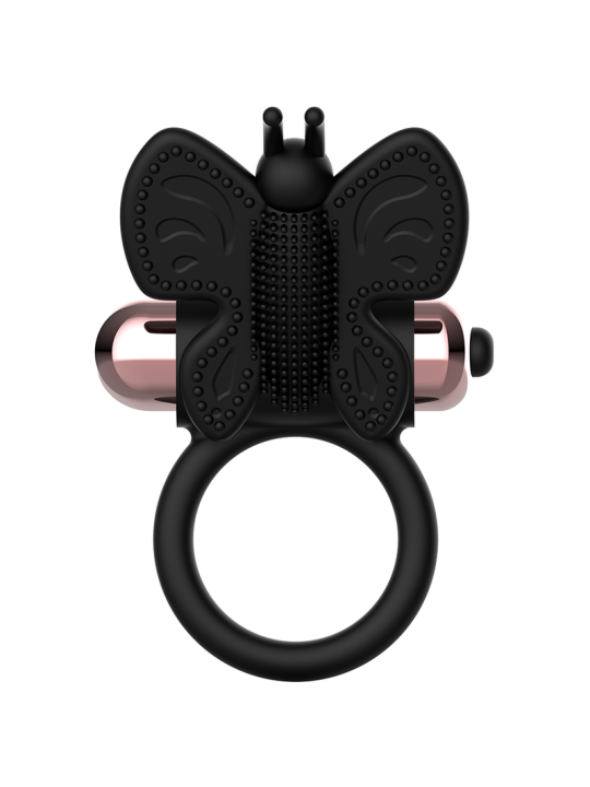ANILLO VIBRADOR MARIPOSA NEGRO/GOLD COQUETTE CHIC DE LA MARCA COQUETTE TOYS