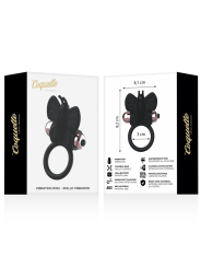 ANILLO VIBRADOR MARIPOSA NEGRO/GOLD COQUETTE CHIC DE LA MARCA COQUETTE TOYS