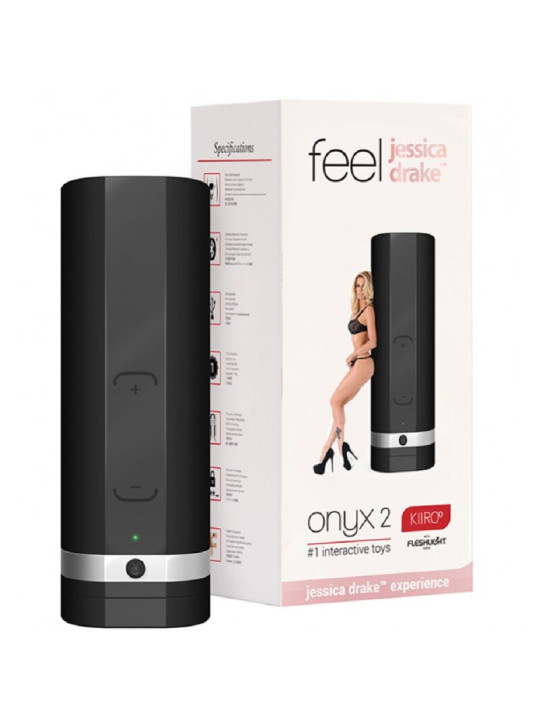 VIBRADOR TELEDILDÓNICO ONYX+ JESSICA DRAKE INTERACTIVO DE LA MARCA KIIROO