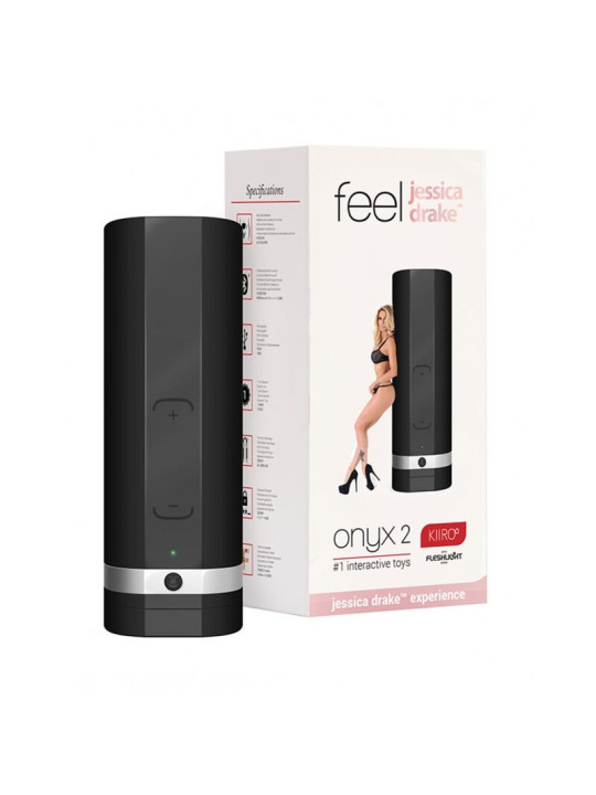 VIBRADOR TELEDILDÓNICO ONYX+ JESSICA DRAKE INTERACTIVO DE LA MARCA KIIROO